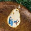 🎅2024 Christmas Gift--💙Handmade Oyster Shell Nativity Ornament