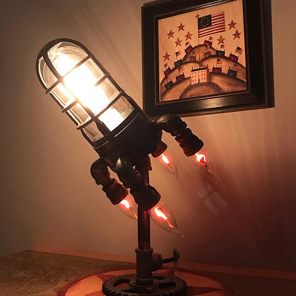 🔥HOT SALE 49% OFF - 🚀THE 'CYGNUS-X1' Steampunk Rocket Lamp