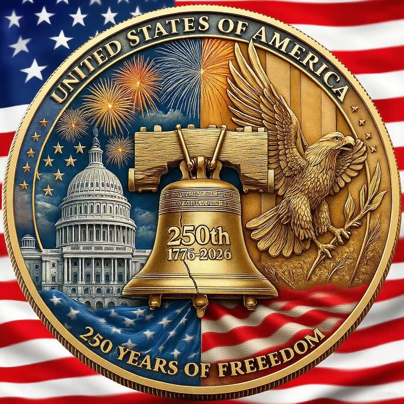 Celebrate the Legacy - Commemorative 250th Anniversary U.S. Coins