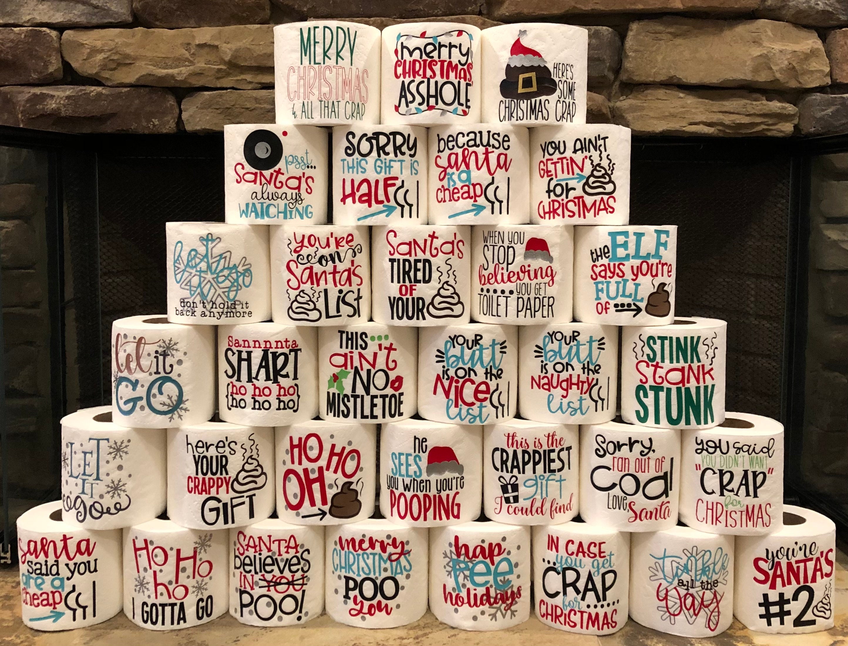 😆Funny Toilet Paper | Secret Santa Gift