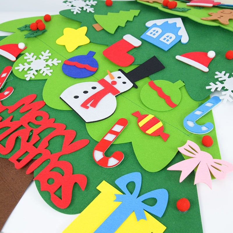 🌲Early Christmas Sale 50% Off🌲DIY Felt Christmas Tree Set