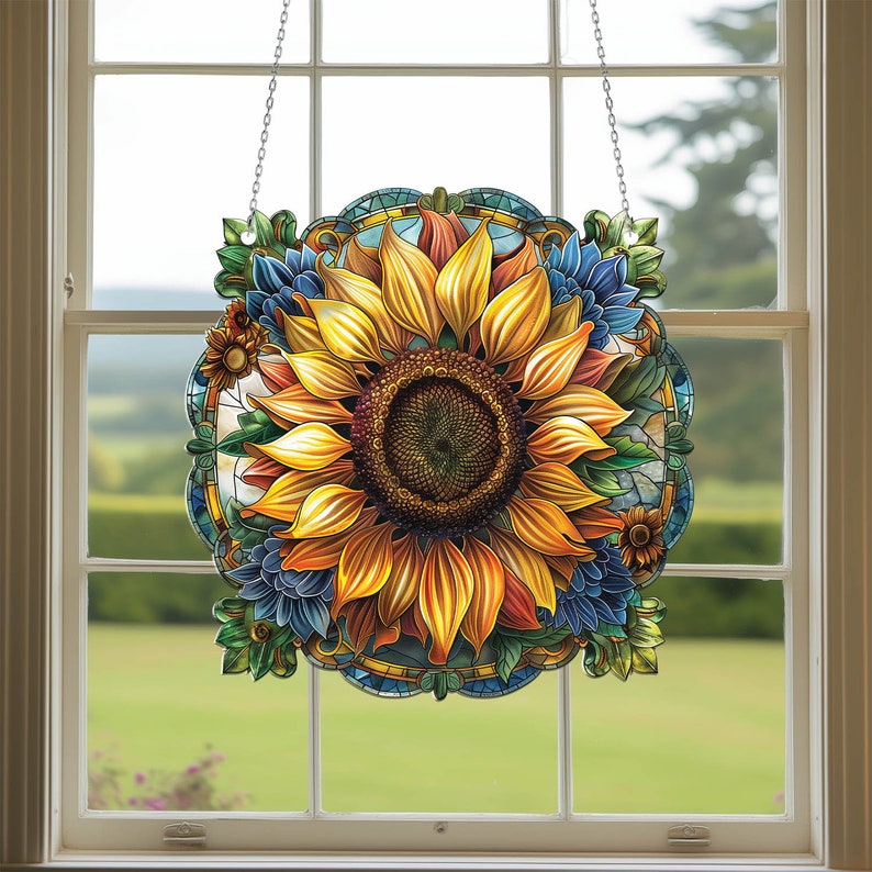 🔥Last Day 50% OFF🌈Sunflower Acrylic Window Hanging