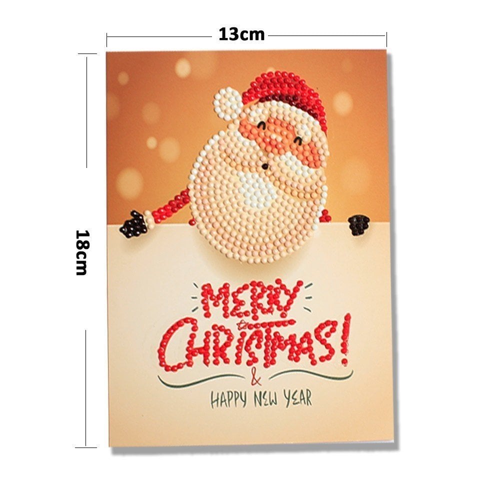 🎅5D Diamond Painting Christmas Cards New Arrival