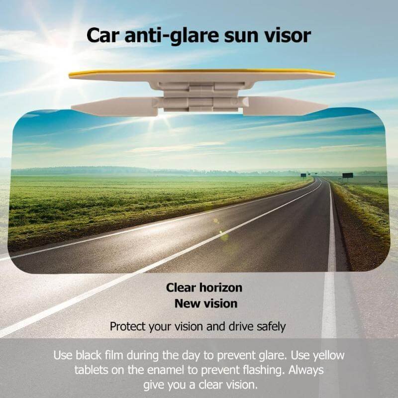 (🔥HOT SALE - SAVE 49% OFF) Anti-Glare Safety Day and Night Driving Car Visor Extender💖Essential for driving
