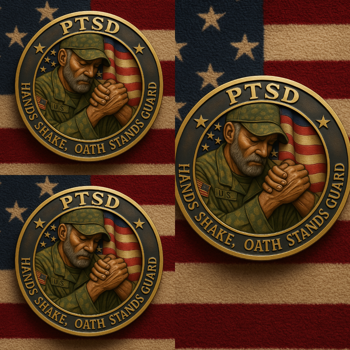 🎖️PTSD Awareness Commemorative Coin: Honoring Veterans’ Resilience