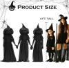 🎃2025 Halloween Sale 🧙‍♀️Lighted Halloween Witch Stakes 🔥Free Shipping