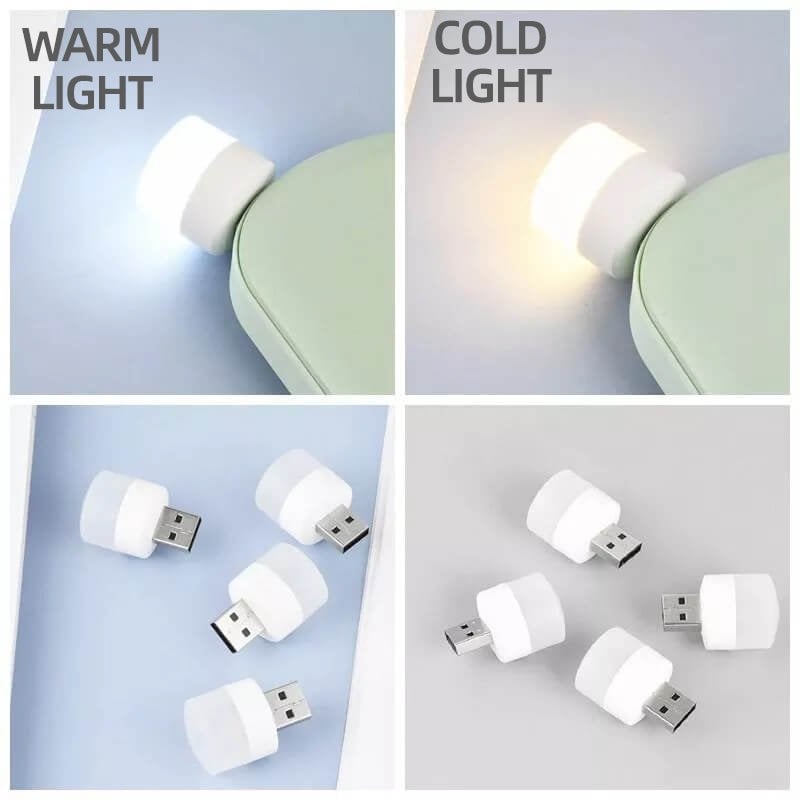 🎁Mother's Day Hot Sale-50% OFF - USB Mobile Small Round Light 🔥BUY 3 GET 1 SET FREE (4 PCS)🔥