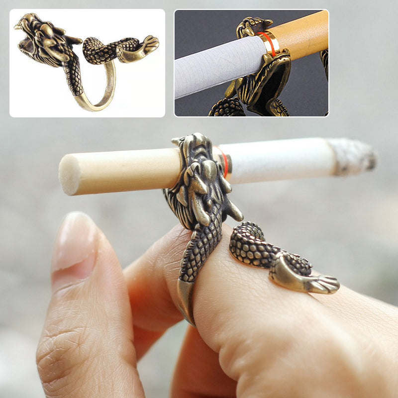 Last Day Promotion 48% OFF - Metal Gold Dragon Ring Holder