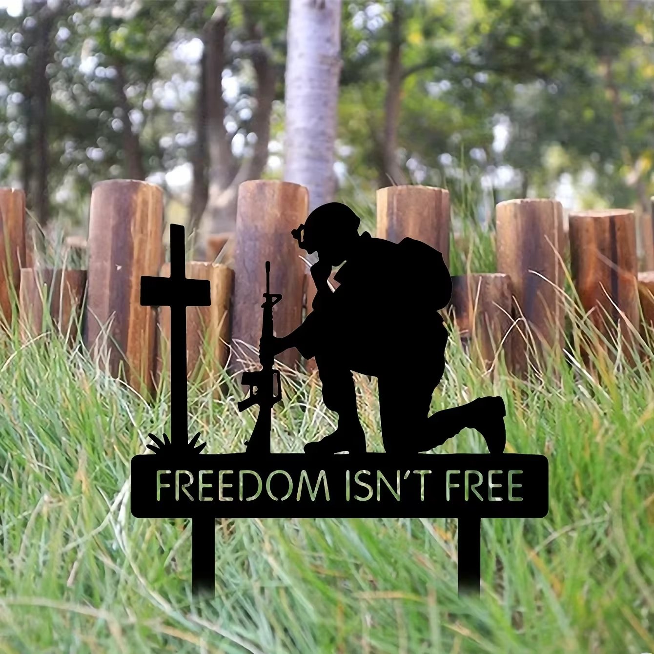 Last Day 70% OFF - 🖤Memorial Metal Plaque for Fallen Soldiers