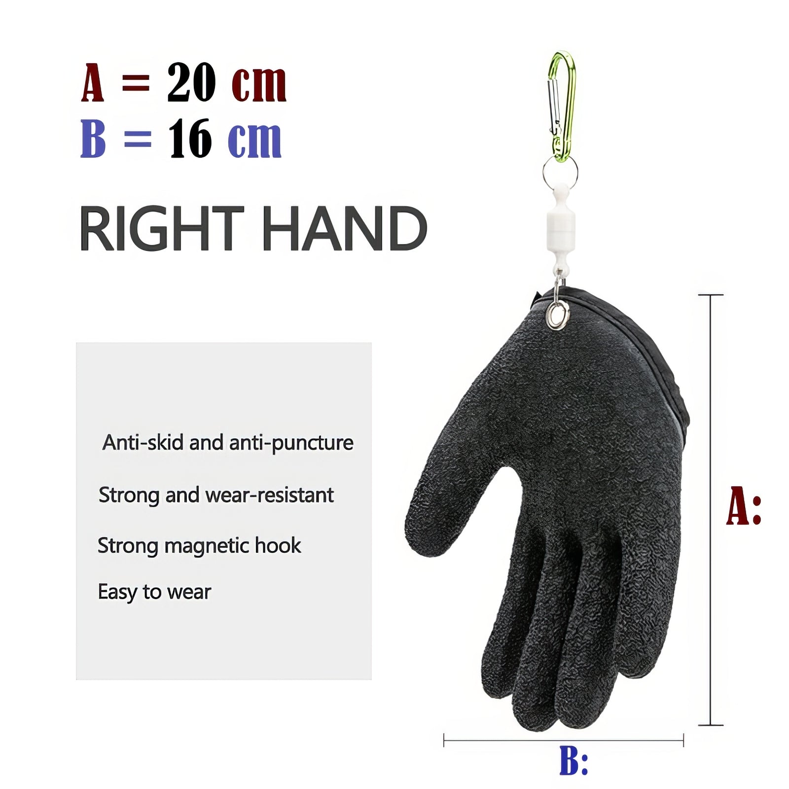 🎣 Summer Sale-40% OFF🐠Coated Fishing Gloves Left/Right