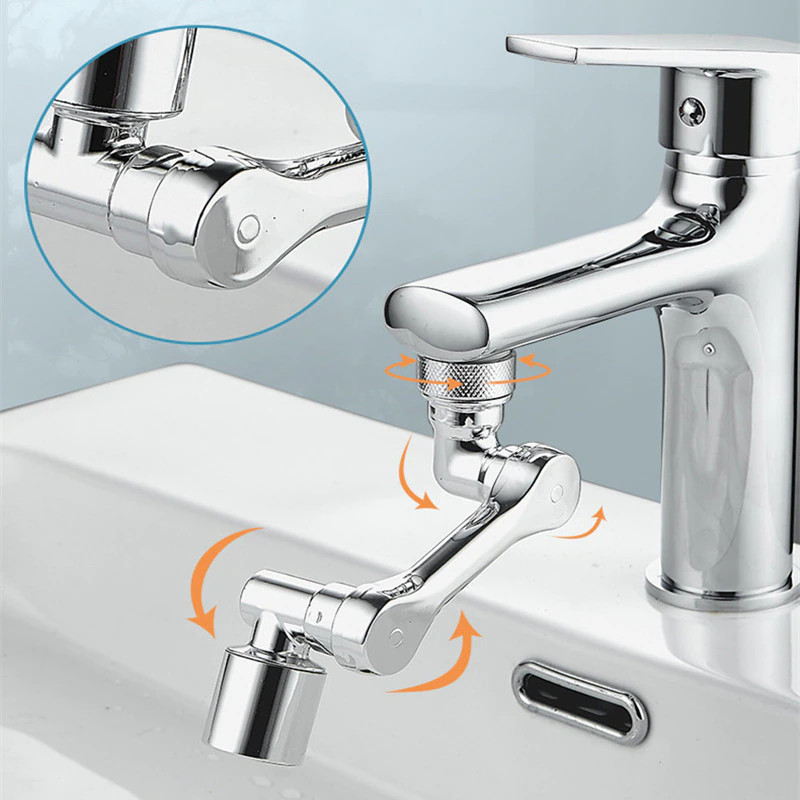 ⏰LAST DAY 49% OFF-🌊1080° Rotating Universal Faucet Extender with Plastic Splash Filter