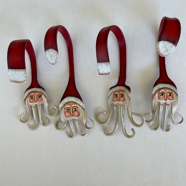 🔥LAST DAY🔥 [Early Christmas Promotion] !!! - Curly Fork Santa Christmas Ornament