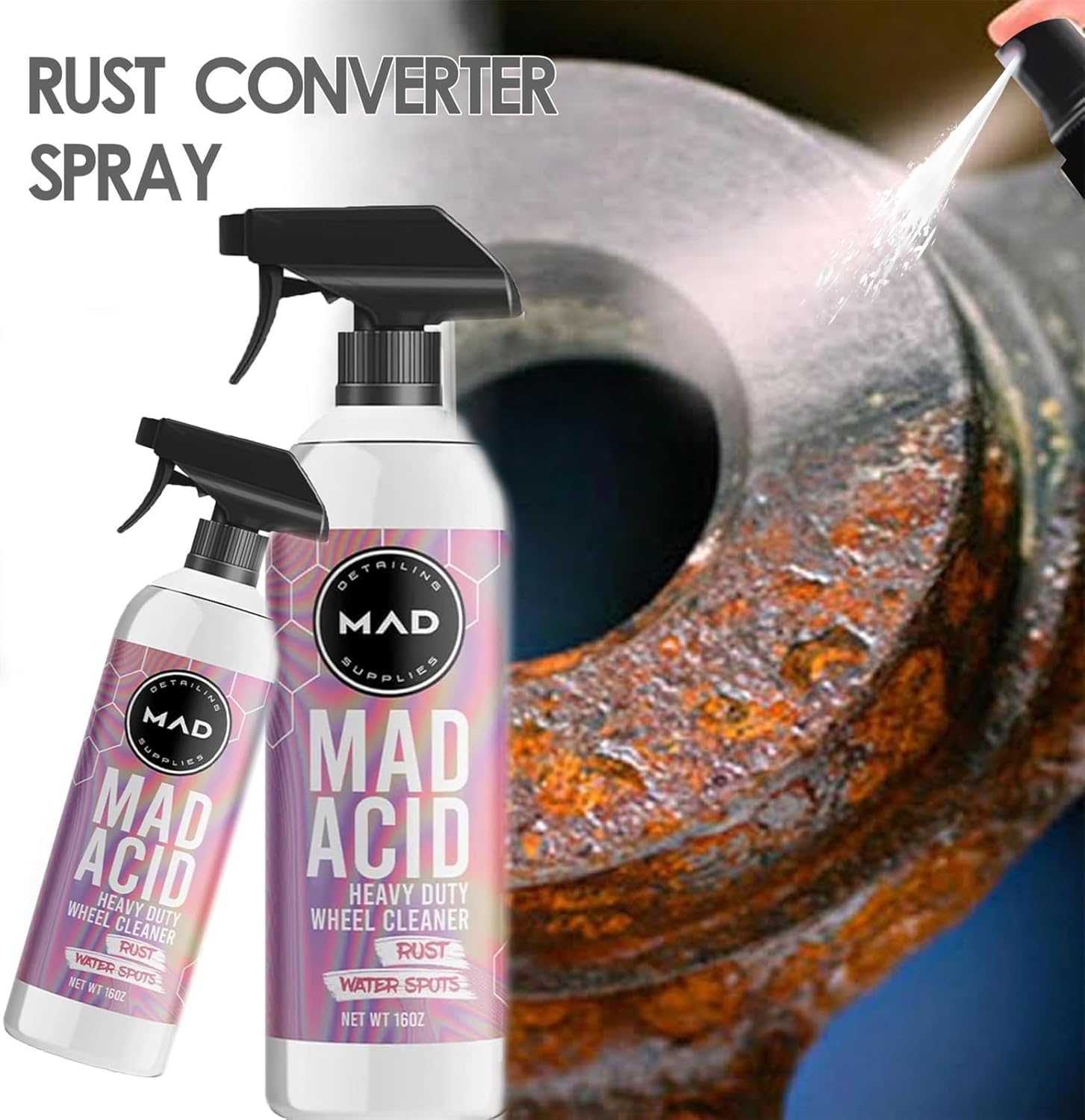 💥LAST DAY SALE 50% OFF💥MAD ACID Cleaner for Glass, Bathroom, Car, Furniture
