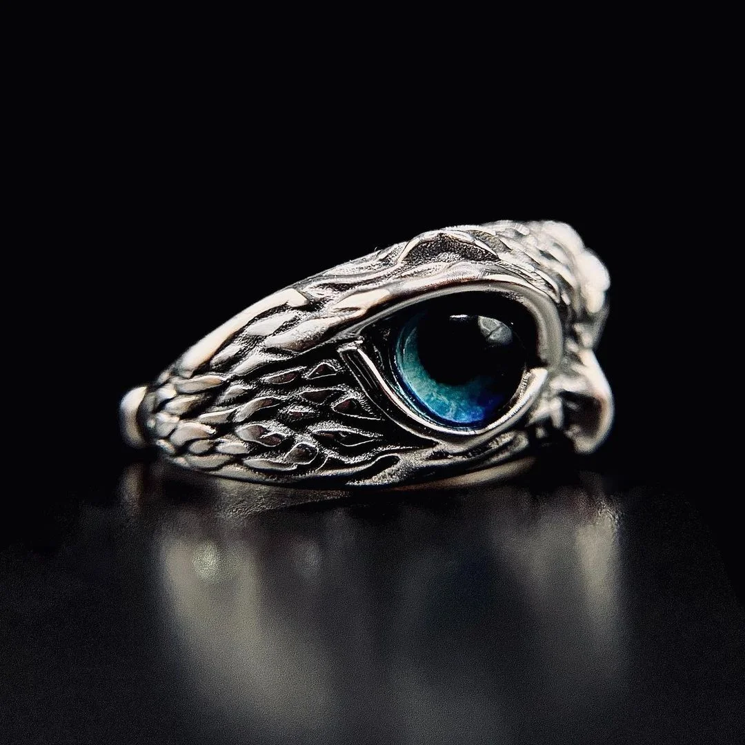 ⏱️<strong>Last Day Clearance Sale 60% OFF</strong> - Wisdom Owl Eye Silver Ring - Adjustable Size