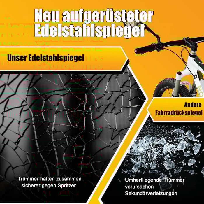 🚴‍♂️Fahrradspiegel für mehr Sicherheit und Komfort! ✨Klarer Blick, mehr Komfort bei jeder Fahrt