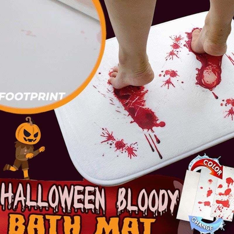 Last Day Promotion 70% OFF - 🔥Halloween Bloody Color Changing Bath Mat