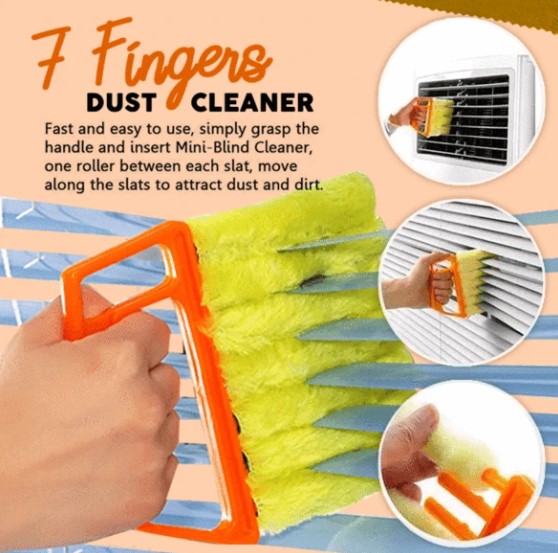 (Easter Promotion- 50% OFF) 7 Finger Dusting Cleaner