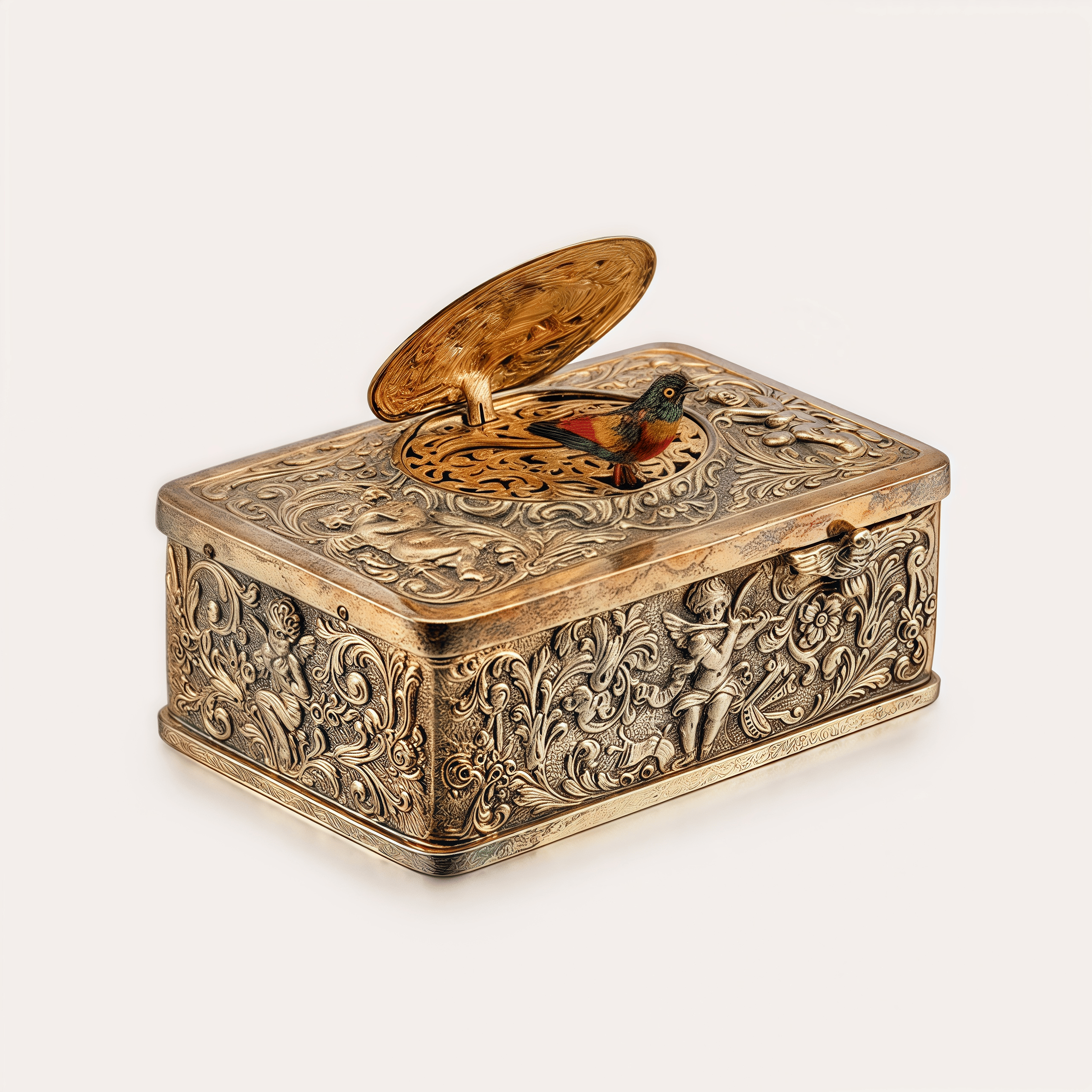 🎁TikTok Last Day Sale - 70% OFF🔥European Three-dimensional Embossed Bird Music Box