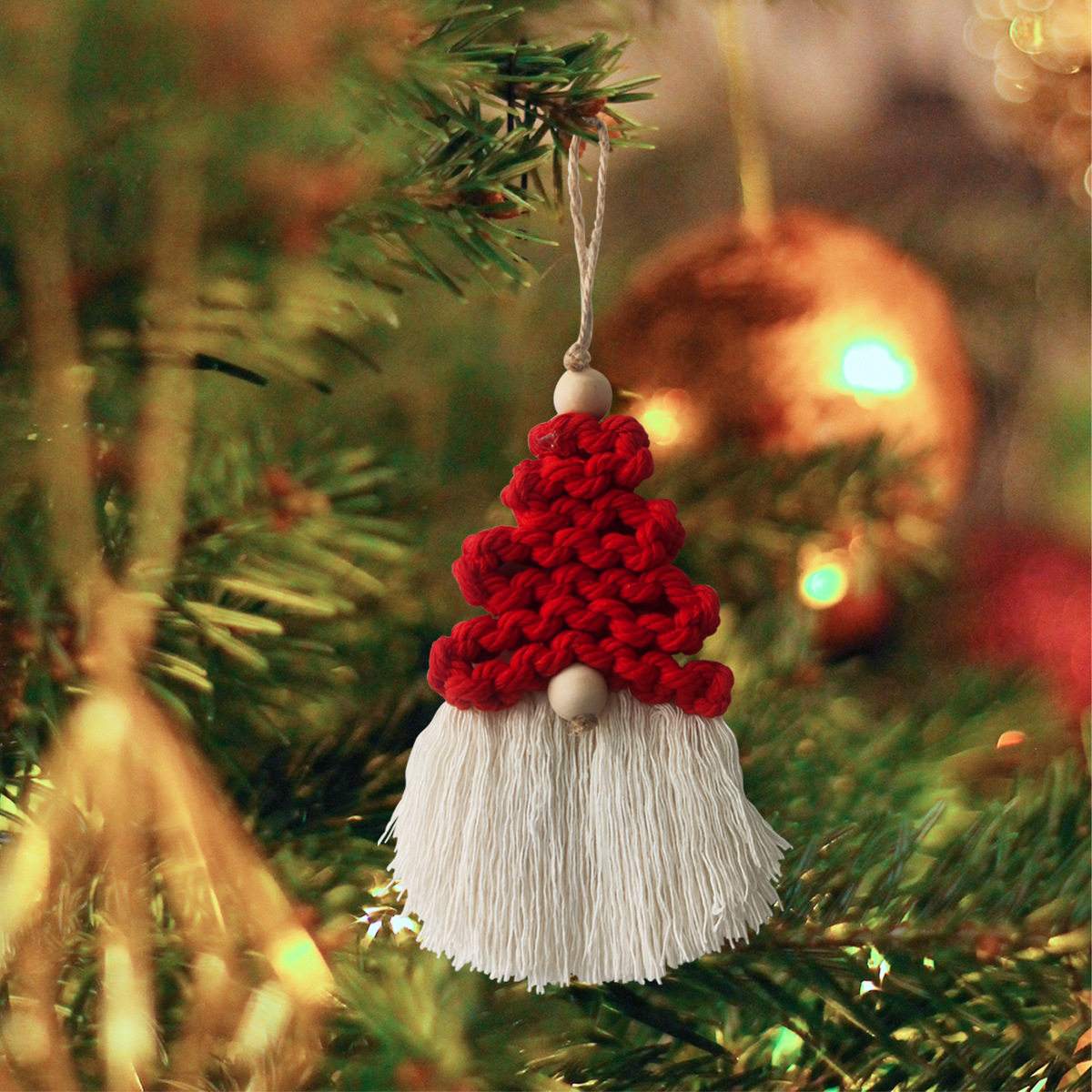 🎄Handwoven Christmas Tree Pendant, Buy 3 Save 10%