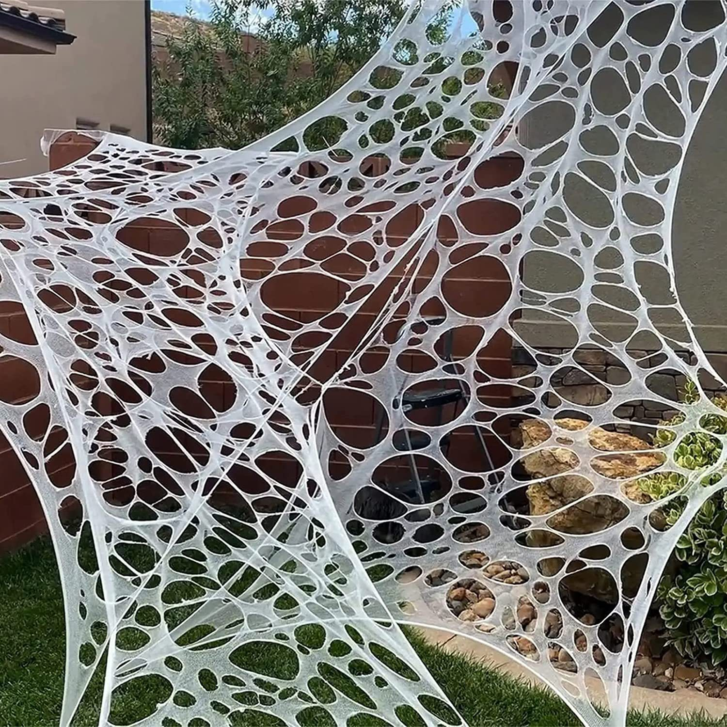 🔥🕷EARLY HALLOWEEN SALE - Uocsptt™ Spider Web Halloween Decorations Outdoor & Red-eyed spider