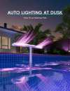 🎁TikTok Last Day Sale - 70% OFF🔥Solar Pool Fountain with Lights Dual Arc - Above/Inground Pool Fountain Lights with Remote Control