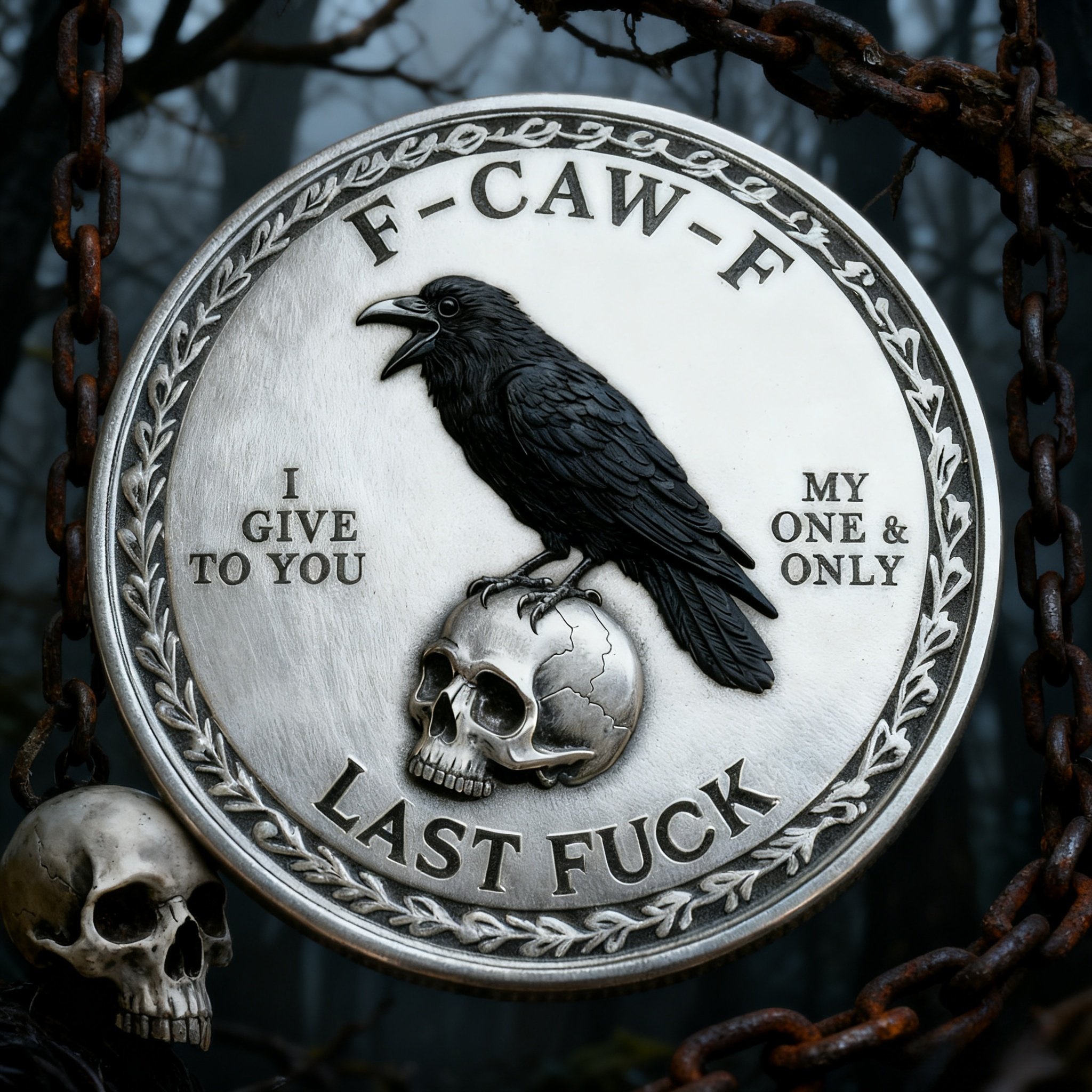 🔥Last Day 50% OFF🔥F-CAW-F Witchy Raven Coin
