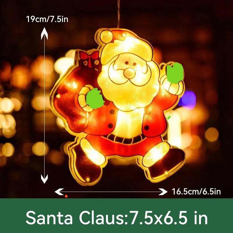 🎁2024 New Year Hot Sale🎁CHRISTMAS PRE-SALE 40%OFF NOW🎄Christmas Window Hanging Lights