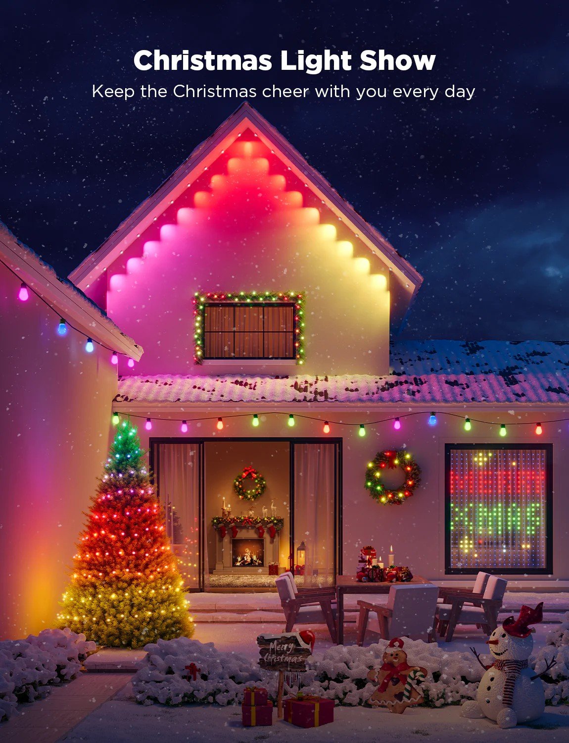 🎅 Early Christmas Sale 49% OFF - Smart Rainbow LED Permanent Outdoor Light🎁