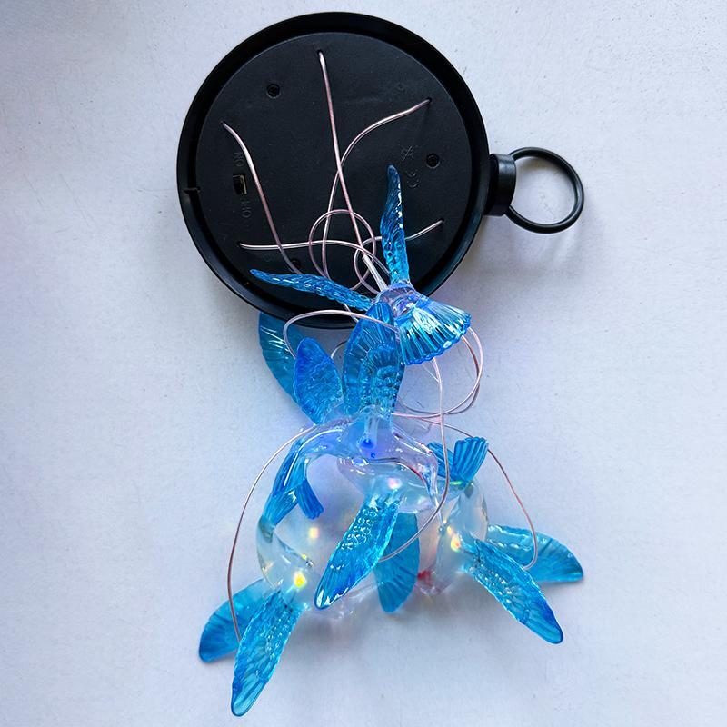 🔥Last Day Promotion 70% OFF🔥Creative Bird Design Solar Wind Chimes⚡️Buy 2 Free Shipping