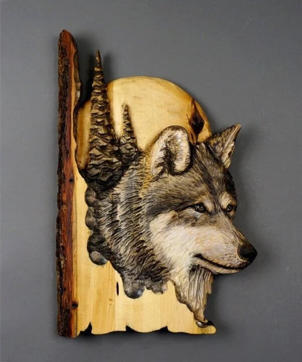 (🌲Early Christmas Sale- 50% OFF) Animal Carving Crafts Wall Decor - Buy 2 Free Shipping