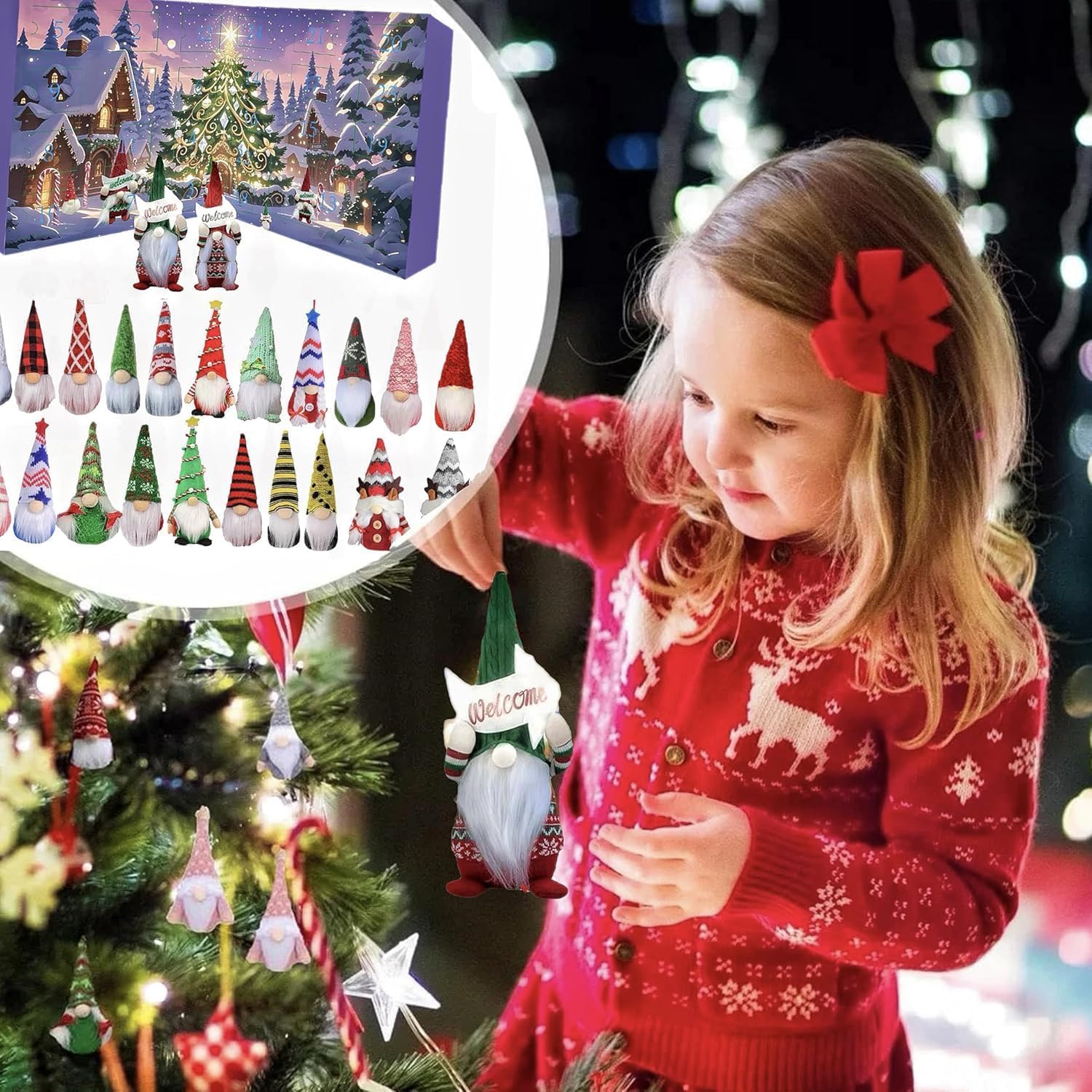 🎁TikTok Last Day Sale - 70% OFF🔥💥New on sale 2025🎅 CLINCLII™ The 2025 Christmas Gnome Advent Calendar 🎁