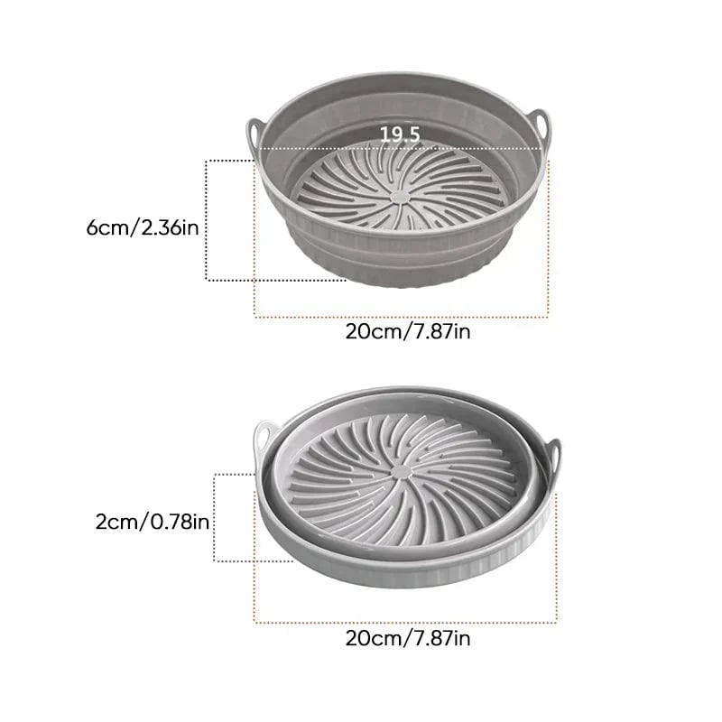 🔥LAST DAY SALE 50% OFF🔥Air Fryer Grill Pan Made Of Silicone