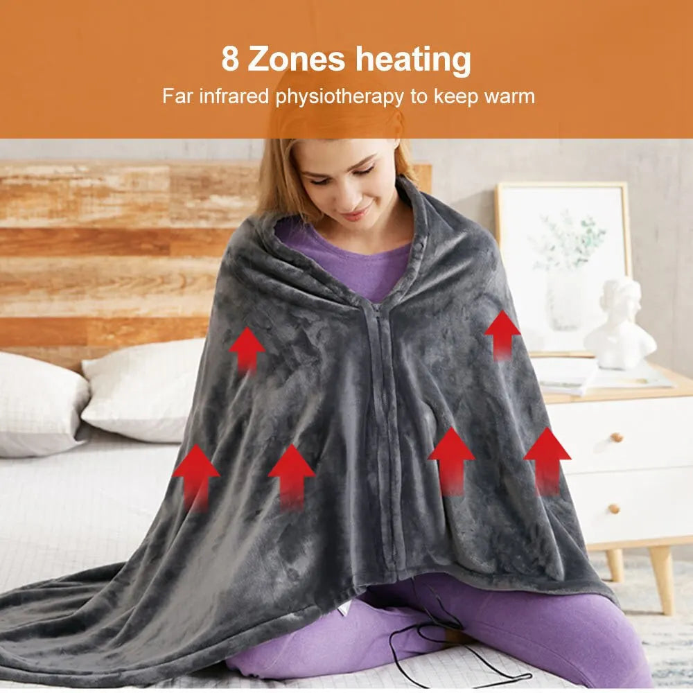 (🔥Black Friday Sale - 49% OFF) SnuggleNest™ Heated Blanket Sweater, ⚡Buy 2 Get Extra 10% OFF & FREE SHIPPING