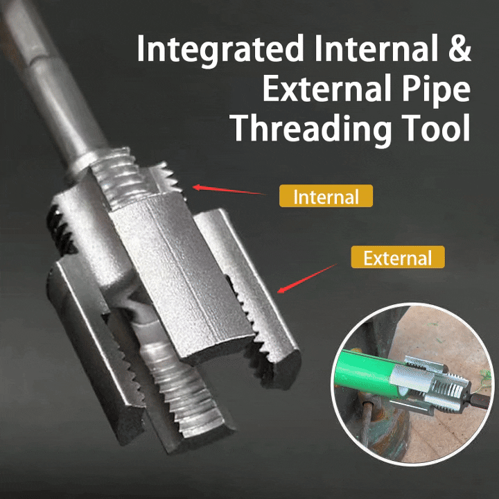 🔥LAST DAY 50% OFF🔥Integrated Internal & External Pipe Threading Tool