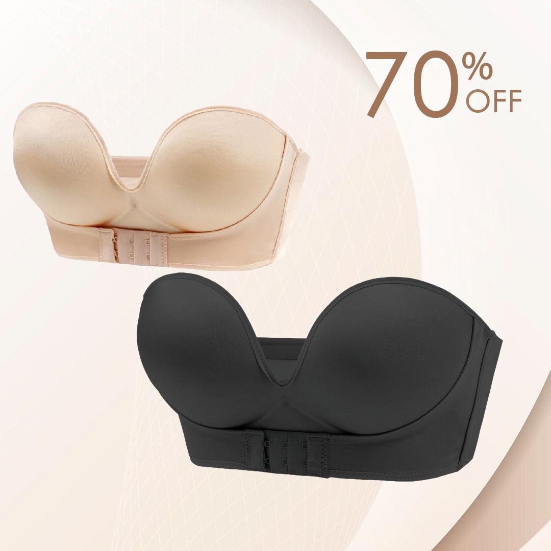 💗Mother's Day Sale 50% OFF💗Front Buckle Strapless Wireless Bra(BUY 2 GET FREE SHIPPING)