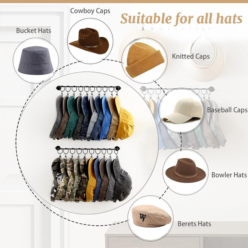 ⏰LAST DAY SALE 50% OFF - Metal hat storage display hook