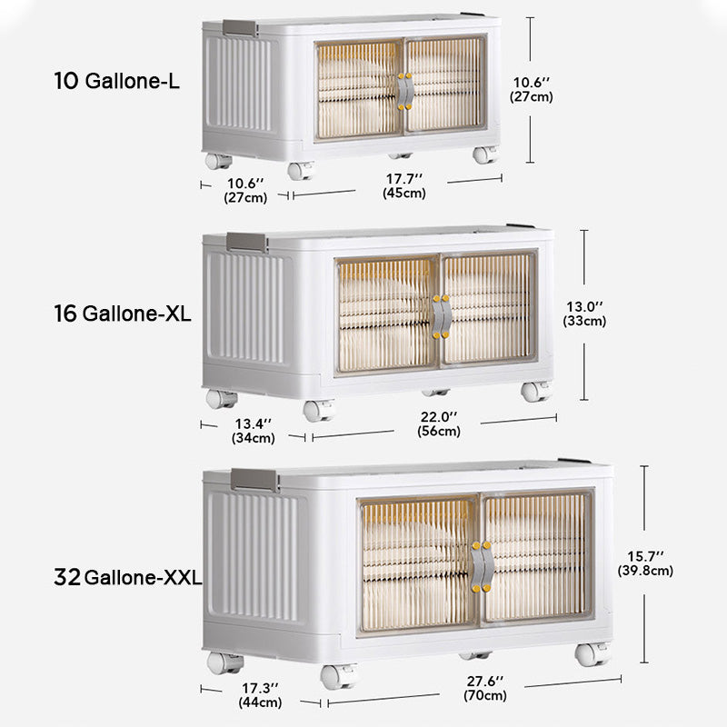 (🌲EARLY CHRISTMAS SALE - 50% OFF) Large collapsible storage boxes with lids and wheels - FREE SHIPPING