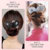 🔥Last Day 50% OFF🔥Hand Embroidered Flowers Deft Bun🔥Buy 3 Save 20% & Free Shipping