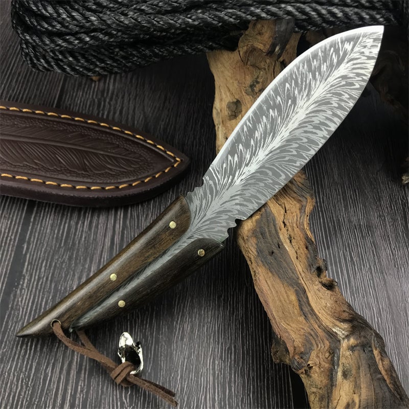 Vintage feather knife