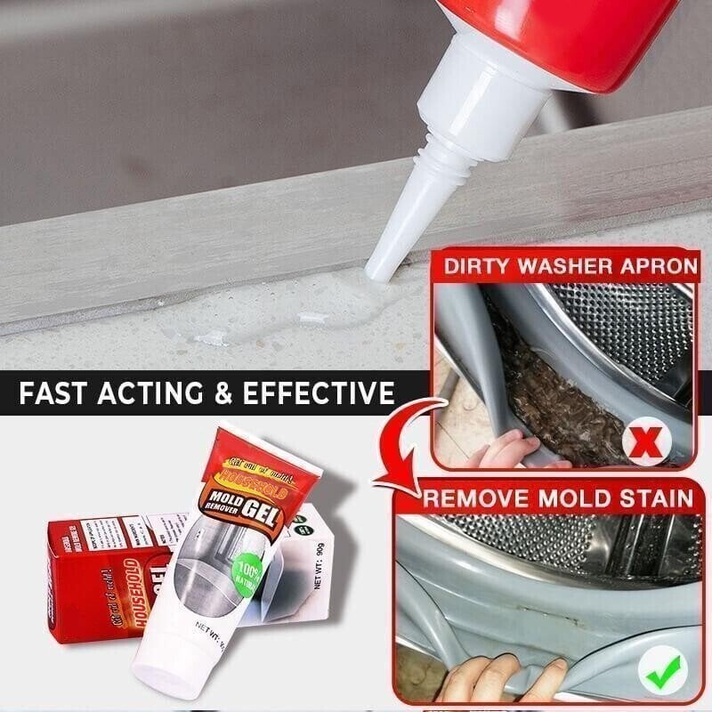 (🔥LAST DAY 70% OFF)  Household Mold Remover Gel(BUY 2 GET 1 FREE NOW)