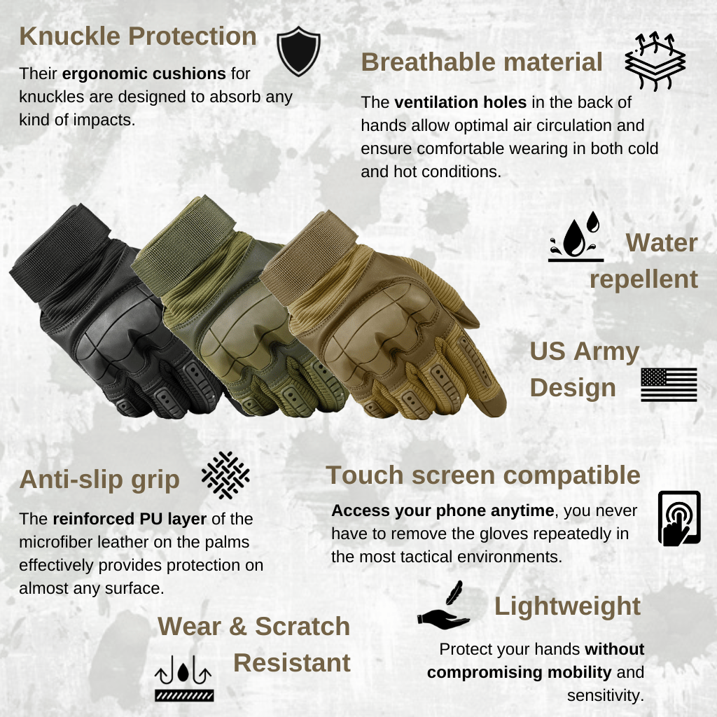 (🎄Early Christmas Sale - 49% OFF) 🔥Tactical Indestructible Gloves 🔥Buy 2 Free Shipping