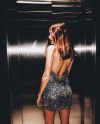 (❤️2021 Valentine's Day Promotion - 50% OFF) Women's Sexy Glitter Party Dress