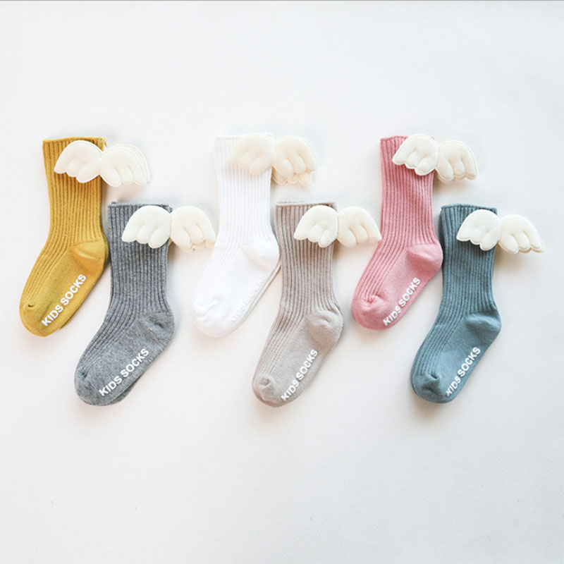 (Christmas Big Sale!- 50% OFF)Angel Wing™ Baby Girls Knee High Socks