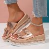 Women's Silver Zipper Hollow Fashion Sandals