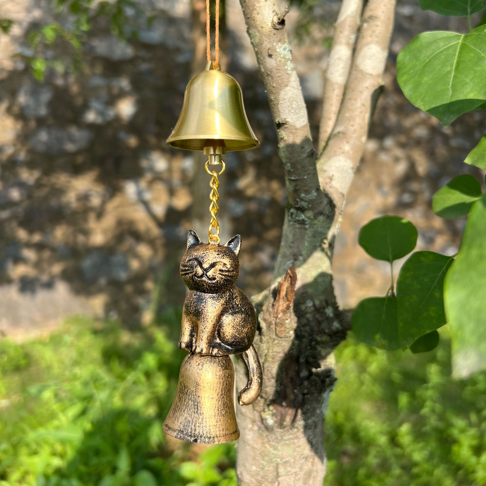 🎁Last Day Sale - 70% OFF🔥Handmade Retro Cat Wind Chime
