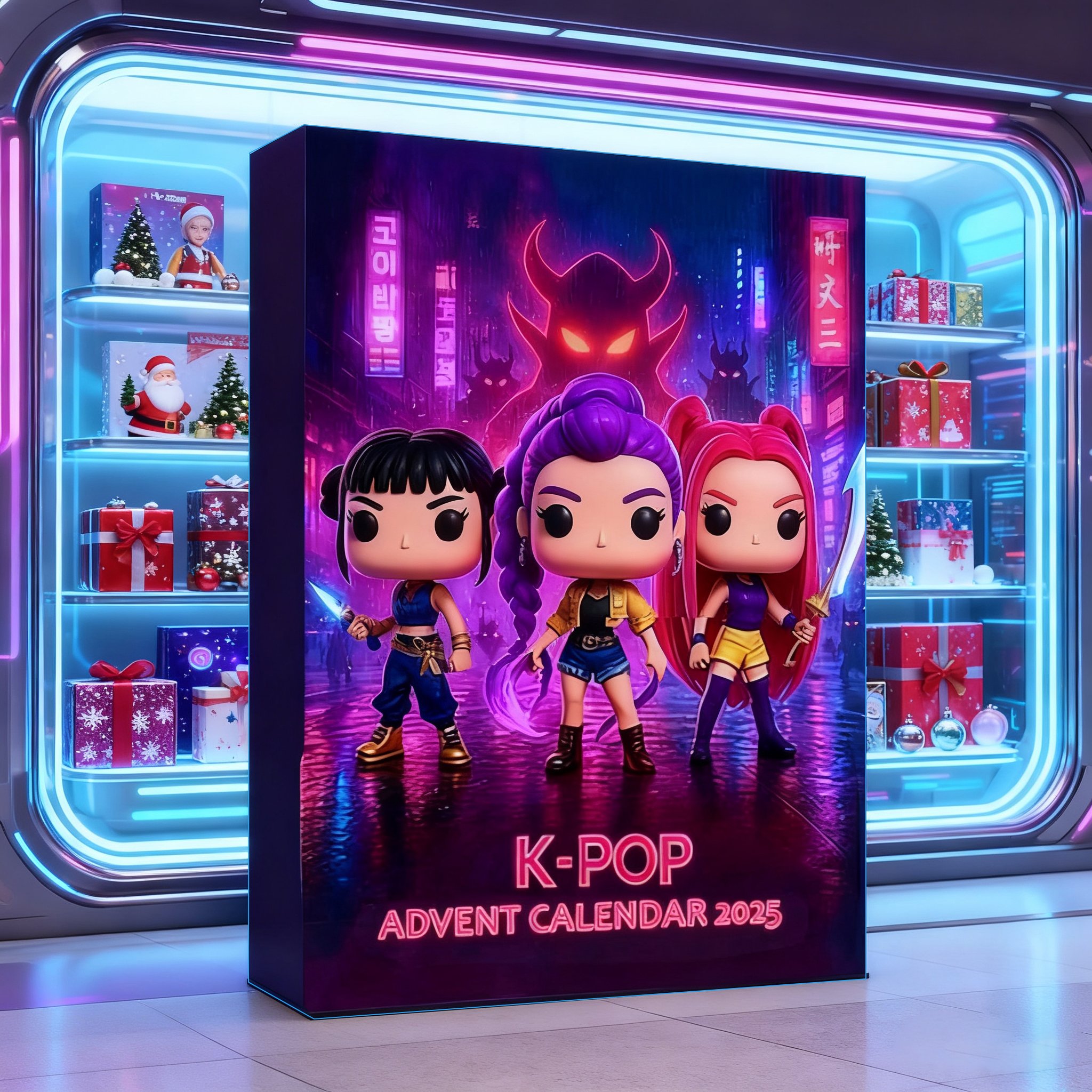 🔥Last Day 50% OFF -🎄K&P Demon Hunters Advent Calendar 2025