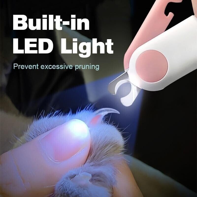 (🔥Last Day Promotion- SAVE 50% OFF) LED Pet Nail Clipper - Buy 2 Save 12%