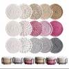 Handmade pure cotton knitted coasters