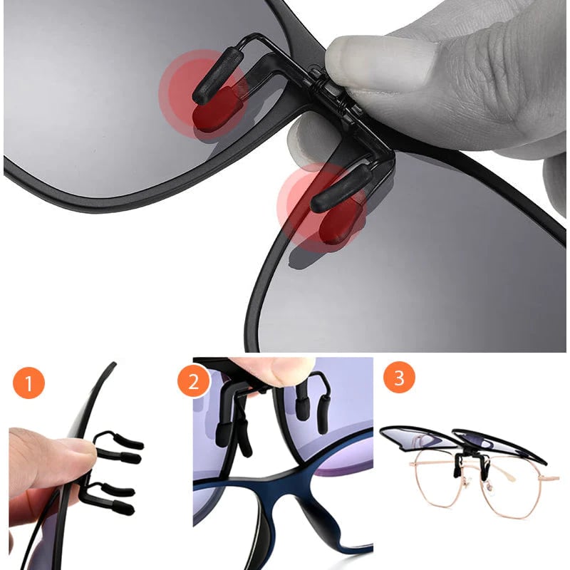 Letzter Tag nur 10.99€💥💥Neuer Typ Sonnenbrillen-Brillenclip🕊️