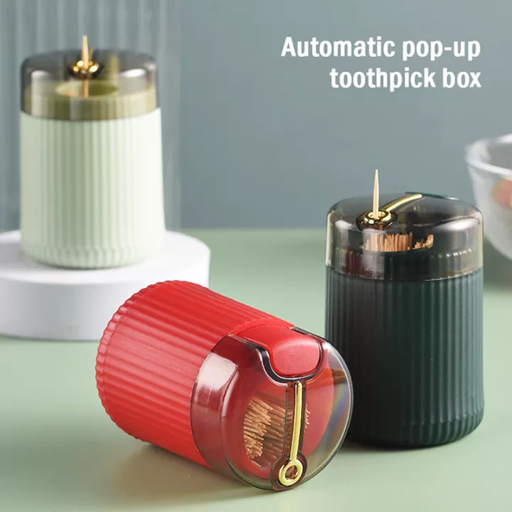 (🌲Early Christmas Sale- SAVE 48% OFF)Pop-up Automatic Toothpick Dispenser--buy 3 get 2 free（5pcs）